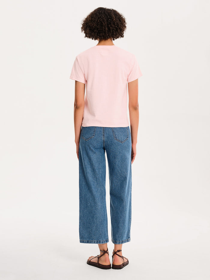 Rose Baby Tee in Pink