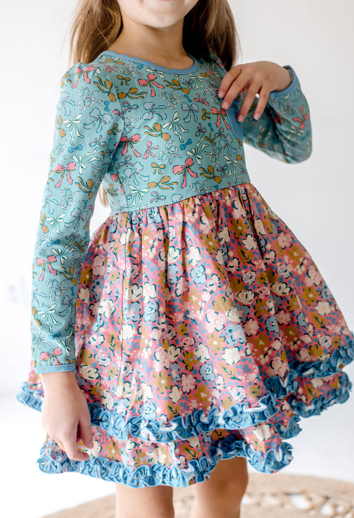 Rosie Posie Ruffle Dress
