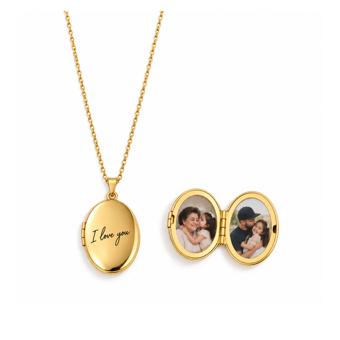 Round Locket Necklace