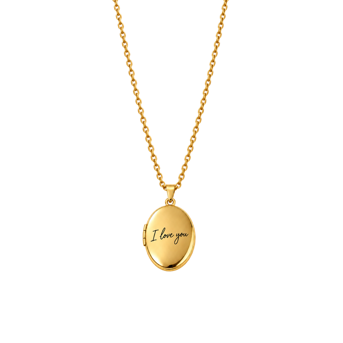 Round Locket Necklace