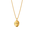Round Locket Necklace