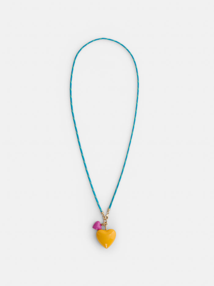 Roxanne Assoulin Long Happy Cord Charm Necklace