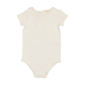 Ruffle Onesie SS- Winter White