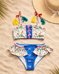 Ruffle Two Piece Swimsuit | Boho Blossom