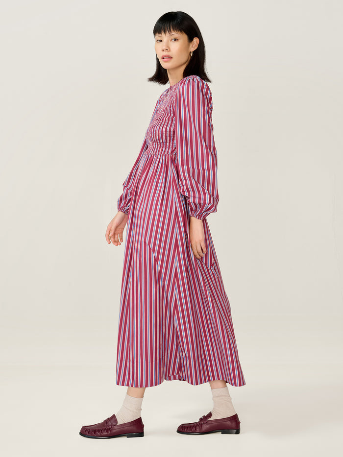 Saint Dress in Blue Stripe