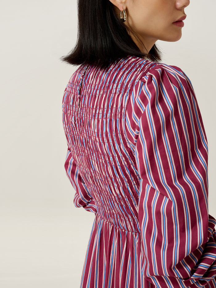 Saint Dress in Blue Stripe