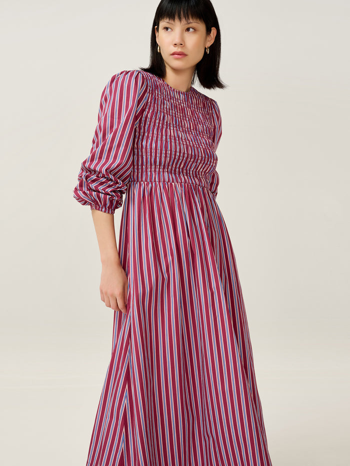 Saint Dress in Blue Stripe