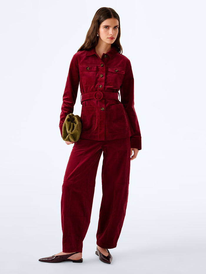 Samson Jacket in Wine