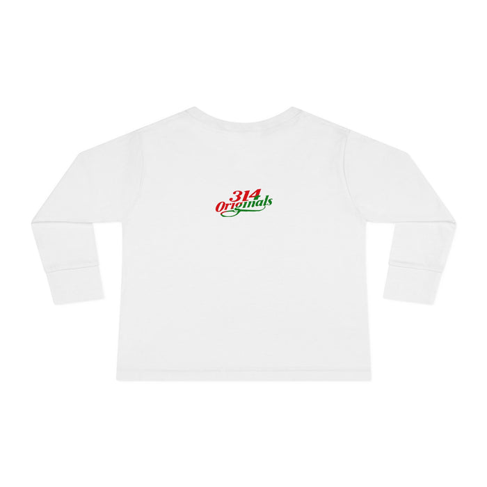 Santa's Little Helper Toddler Long Sleeve Tee - 314 Originals