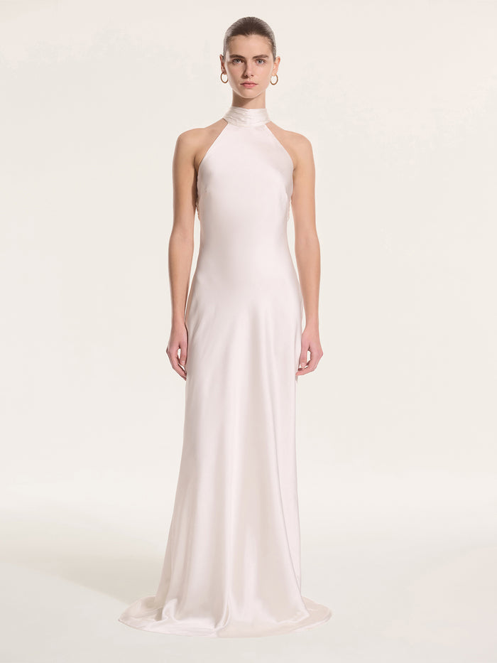 Santorini Dress in Ivory