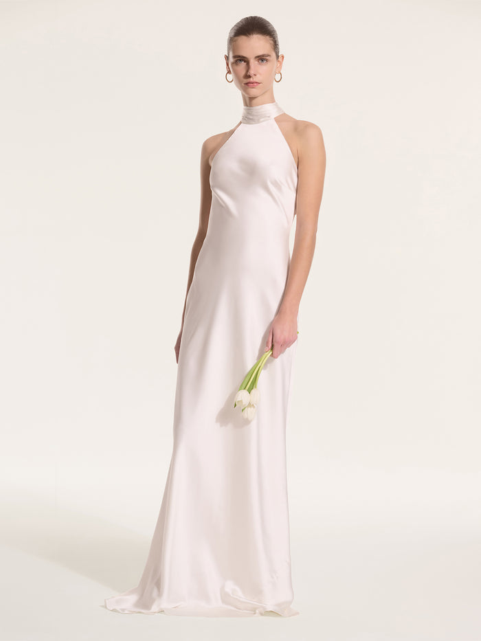 Santorini Dress in Ivory