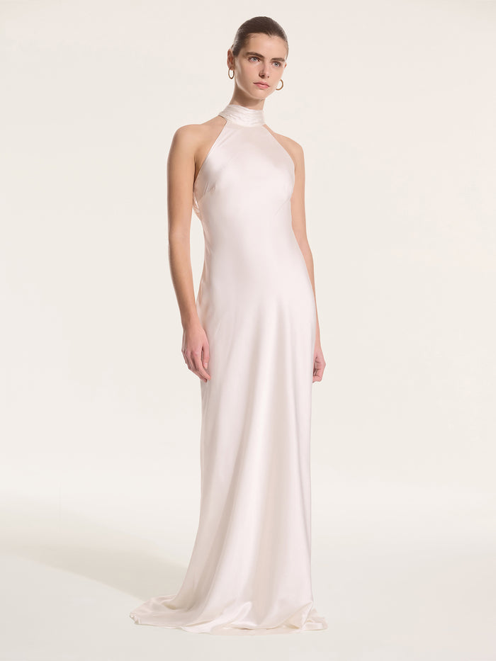 Santorini Dress in Ivory