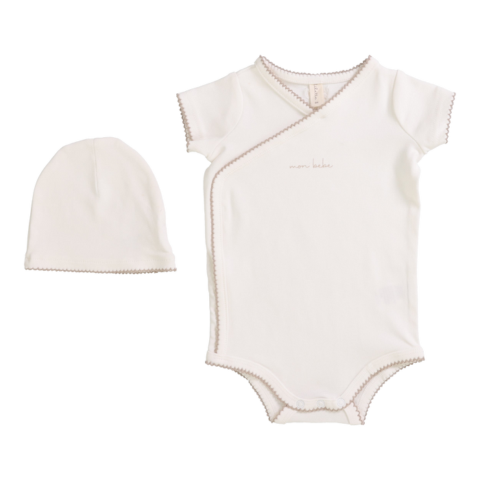 Scalloped Edge Onesie Set