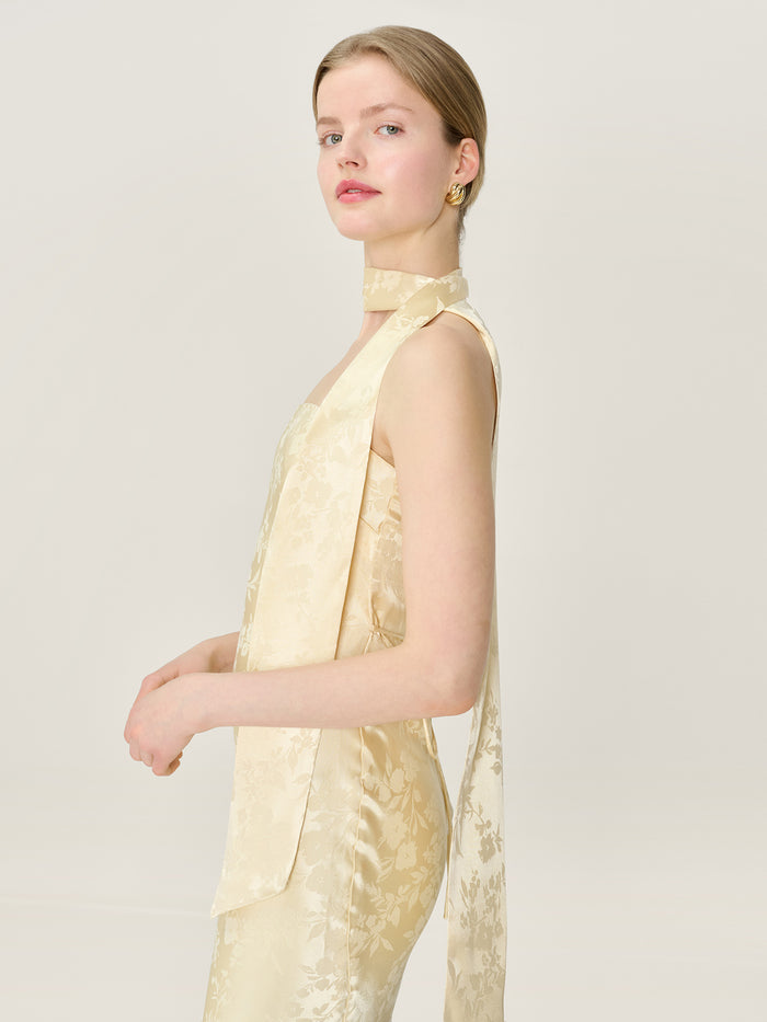 Scarlett Scarf in Double Cream