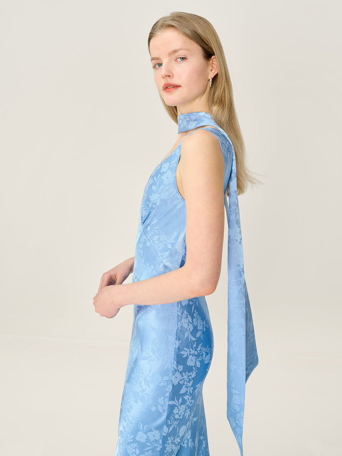 Scarlett Scarf in Vista Blue