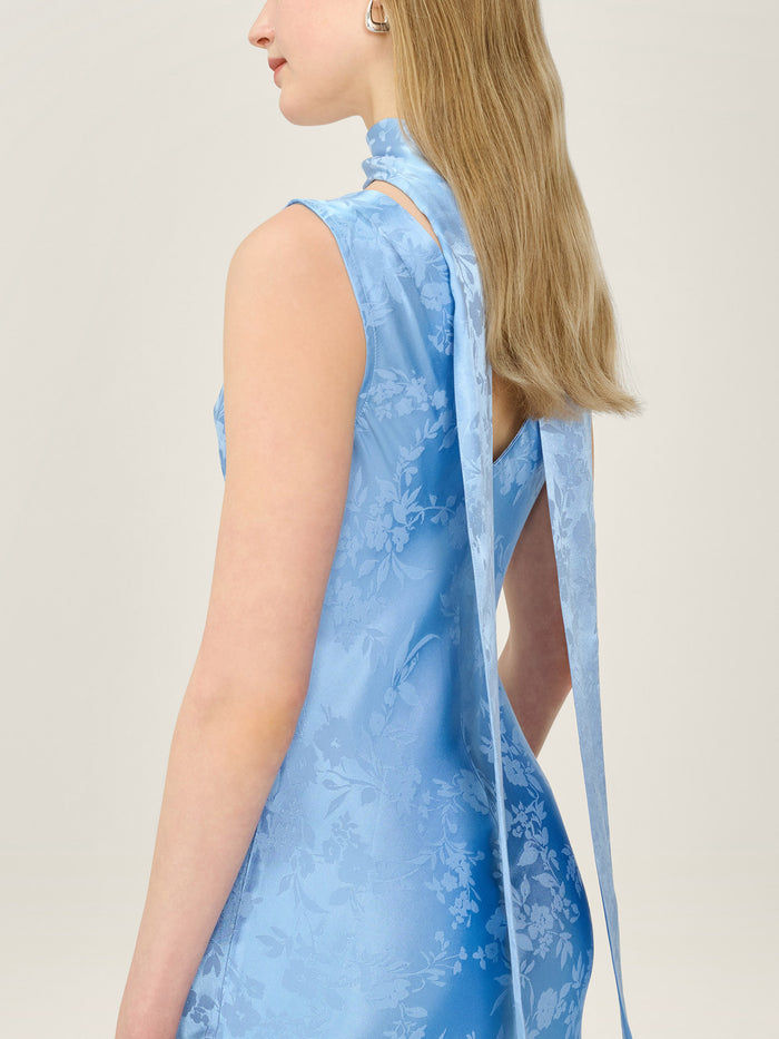 Scarlett Scarf in Vista Blue