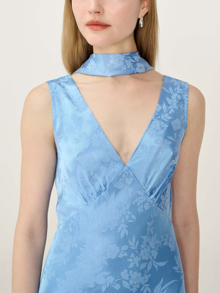 Scarlett Scarf in Vista Blue