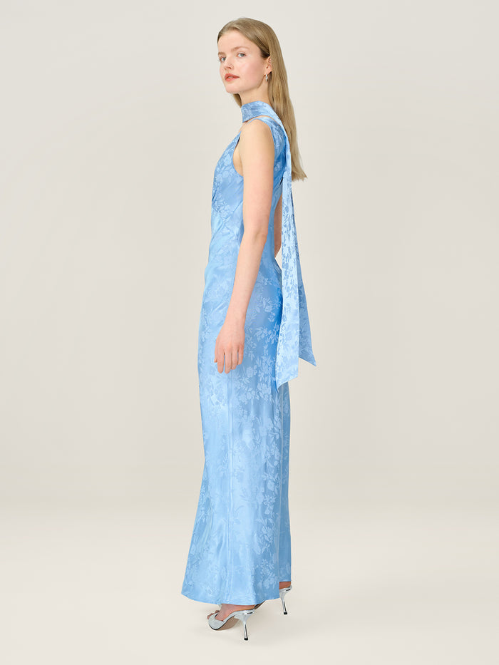 Scarlett Scarf in Vista Blue