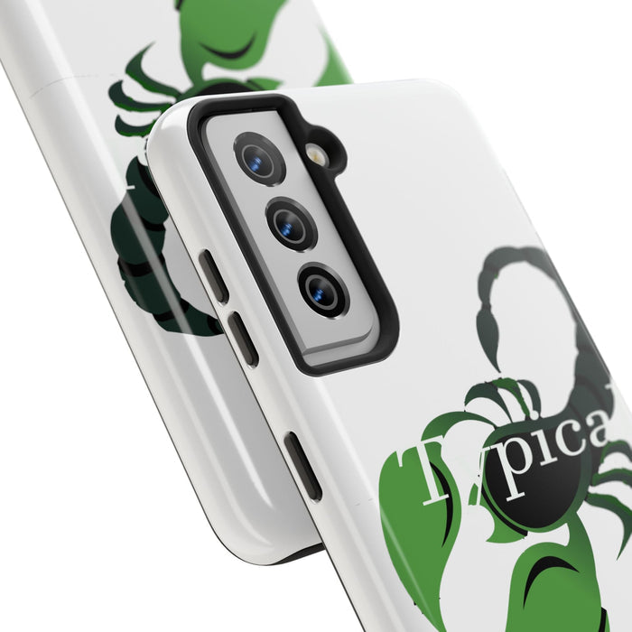 Scorpio Zodiac Tough Phone Case — Green Scorpion "Typical" Design - 314 Originals