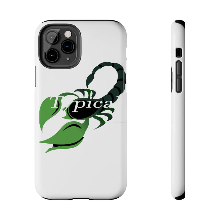 Scorpio Zodiac Tough Phone Case — Green Scorpion "Typical" Design - 314 Originals