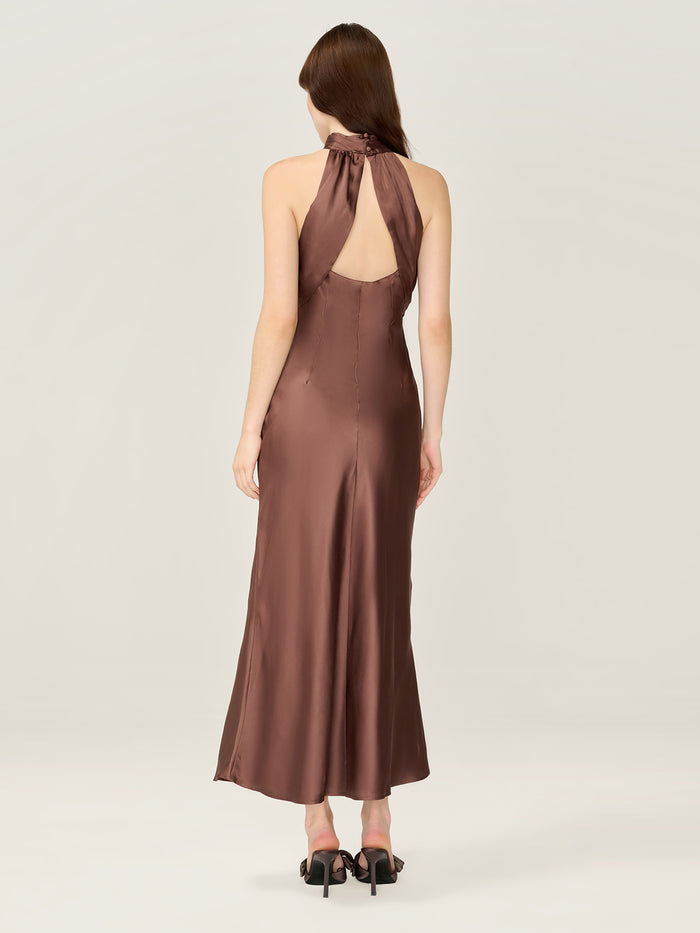 Seychelles Dress in Chocolate