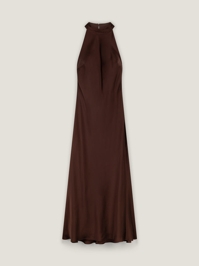 Seychelles Dress in Chocolate