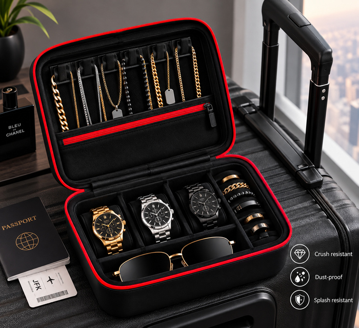 SG Men’s Travel & Watch Organizer Case