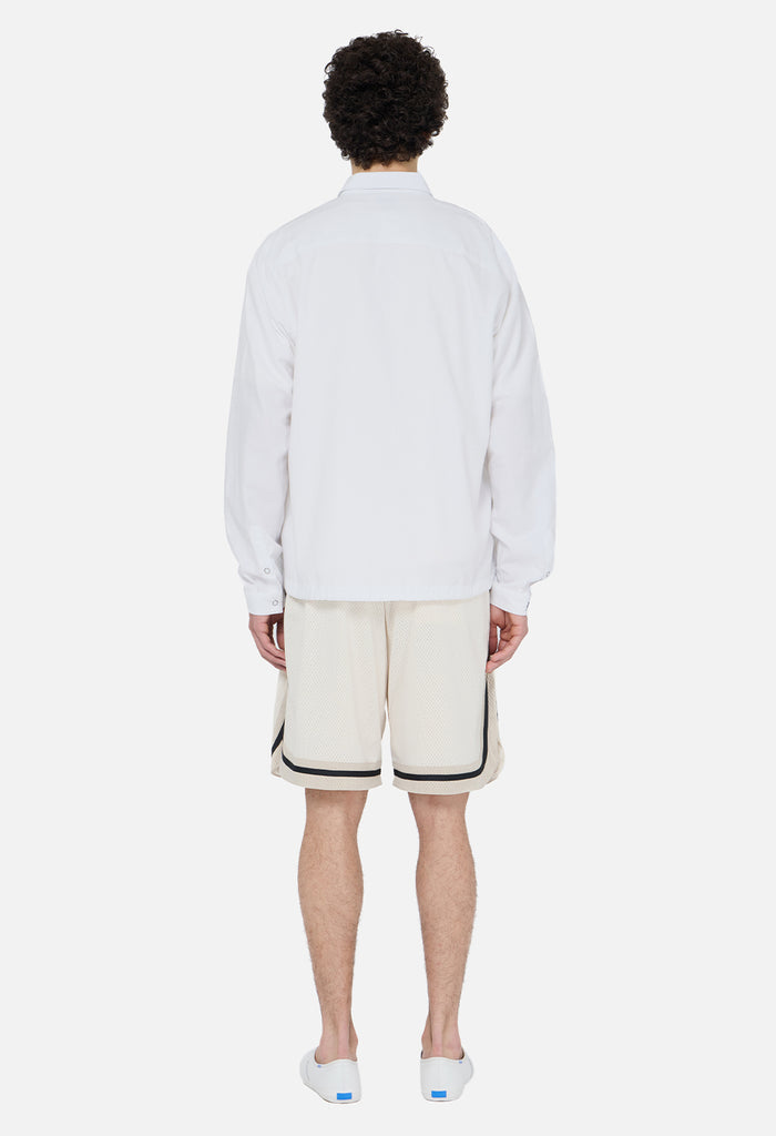 Shaolin Oversized Court Shorts / Salt x Tan