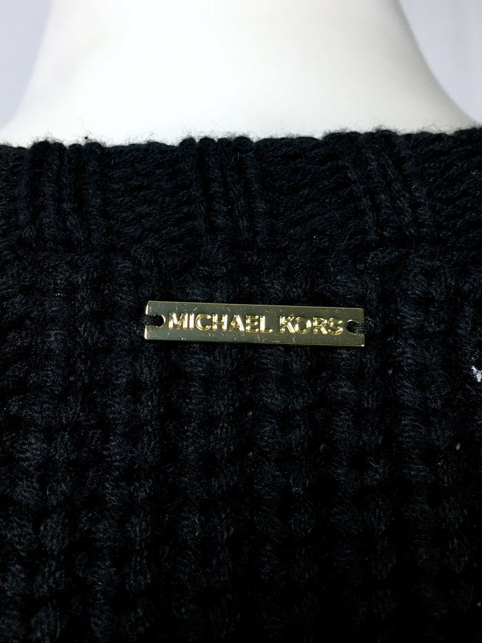 Michael Kors Size L Black Sweater NWT