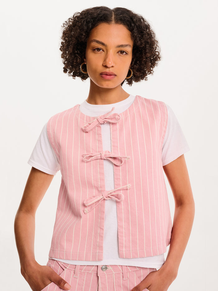 Sloan Top in Pink