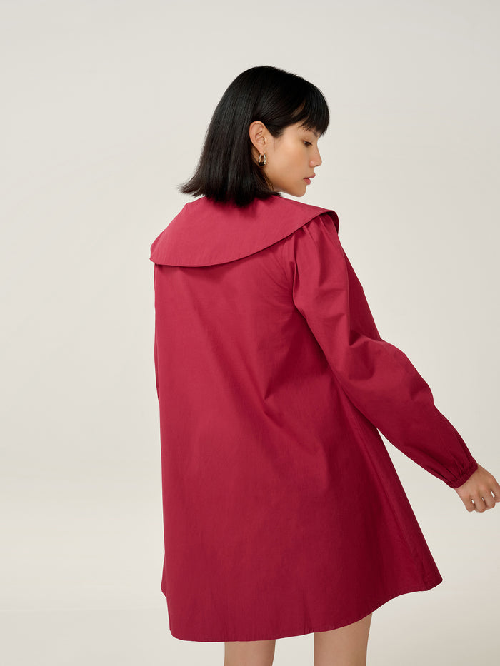 Sloane Dress in Merlot