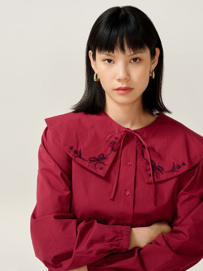 Sloane Dress in Merlot