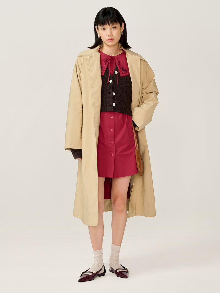 Sloane Dress in Merlot