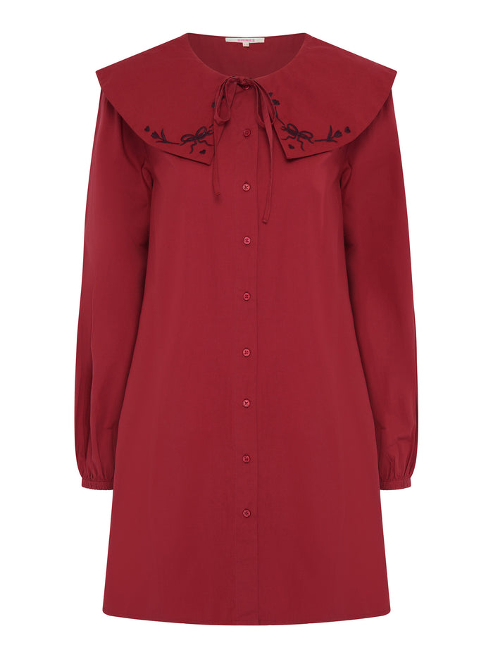 Sloane Dress in Merlot