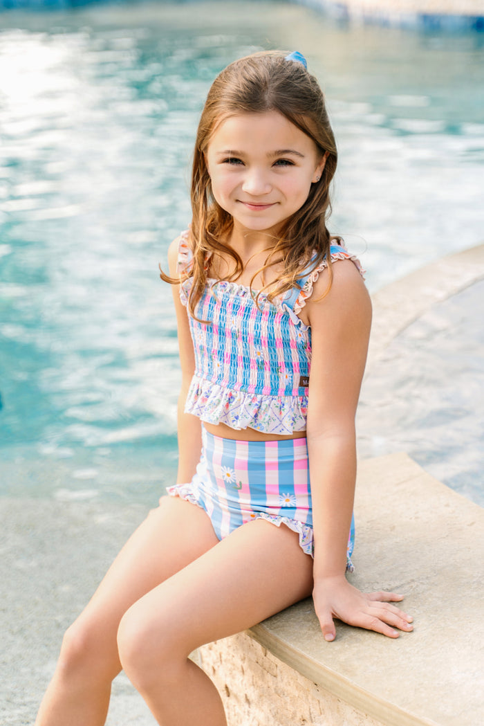 Smocked Swimsuit | Daisy Lane