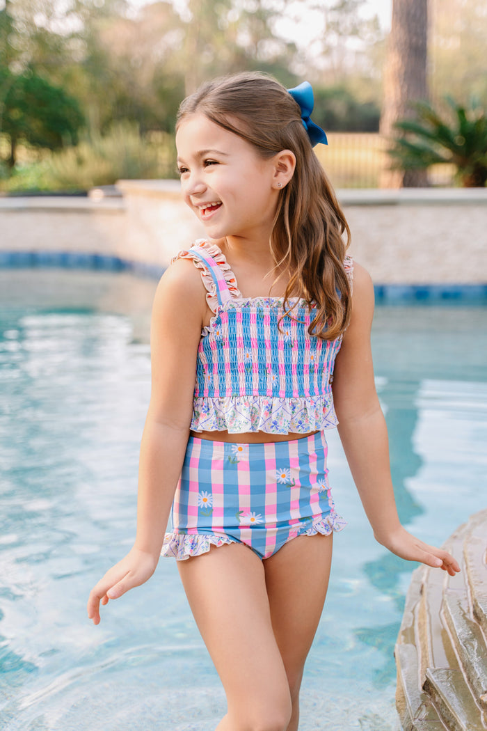 Smocked Swimsuit | Daisy Lane