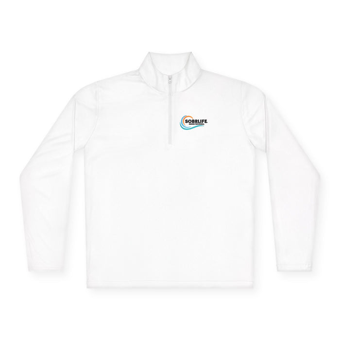 Sober Pride Quarter-Zip Pullover | Recovery Apparel for Sobriety & Alcohol-Free Living