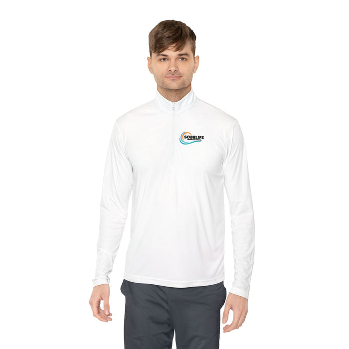 Sober Pride Quarter-Zip Pullover | Recovery Apparel for Sobriety & Alcohol-Free Living