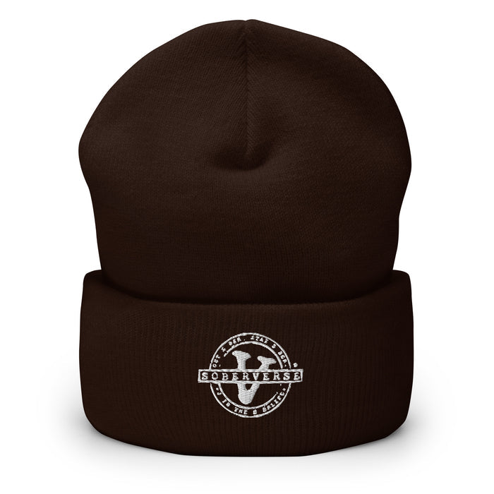 Soberverse Cuffed Beanie