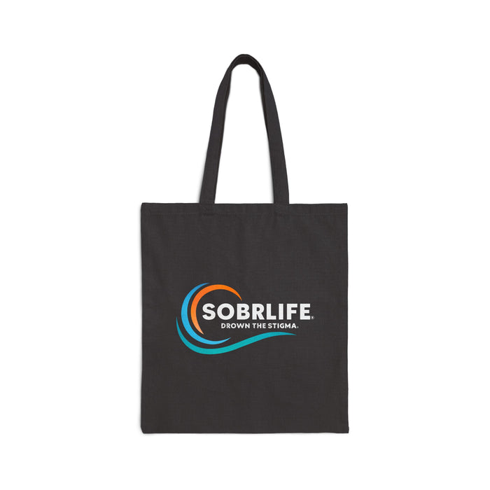 SOBRLIFE Cotton Canvas Tote Bag - Drown the Stigma