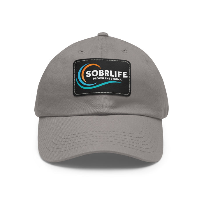SOBRLIFE Dad Hat with Leather Patch