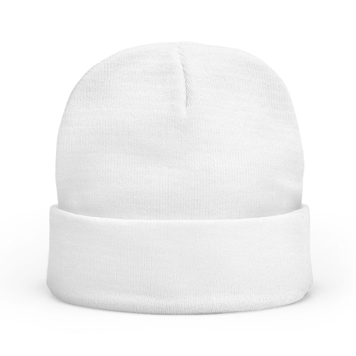 SOBRLIFE Embroidered Knit Beanie - Black Logo
