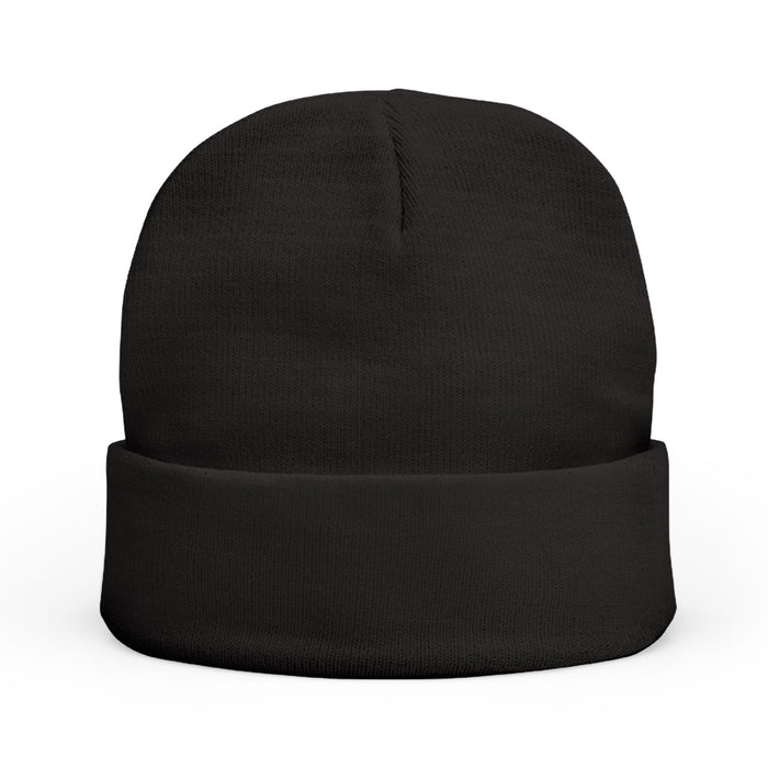 SOBRLIFE Embroidered Knit Beanie - White Logo