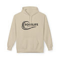 SOBRLIFE Unisex Fleece Hoodie - Black Logo