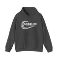SOBRLIFE Unisex Hooded Sweatshirt - White Logo