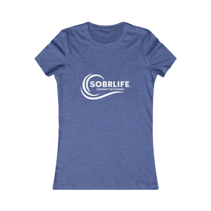 SOBRLIFE Woman's Casual Tee - Drown the Stigma