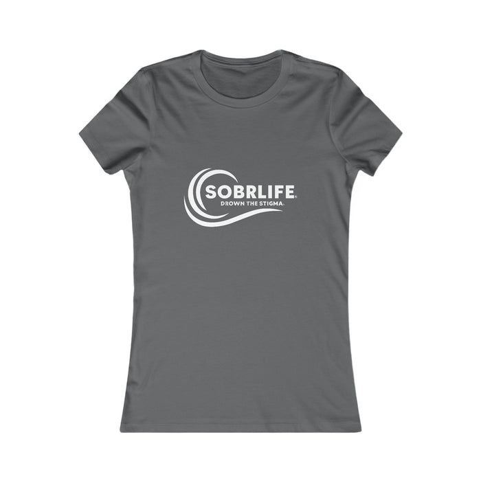 SOBRLIFE Woman's Casual Tee - Drown the Stigma