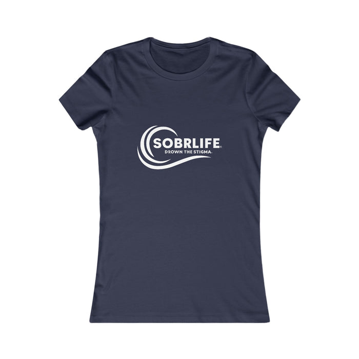 SOBRLIFE Woman's Casual Tee - Drown the Stigma