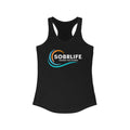 SOBRLIFE Women's Ideal Racerback Tank - Full Color Logo