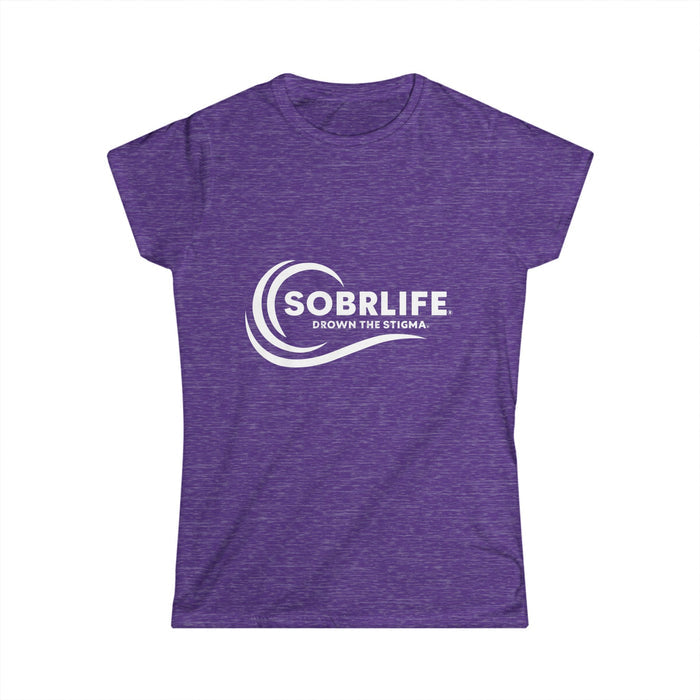 SOBRLIFE Women's Softstyle Tee - White Logo